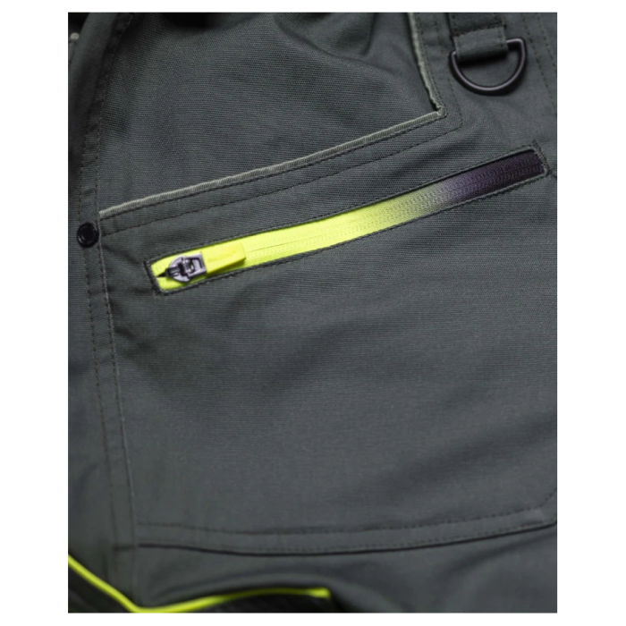 Pantaloni de lucru cu pieptar Creatron - verde/kaki [6]