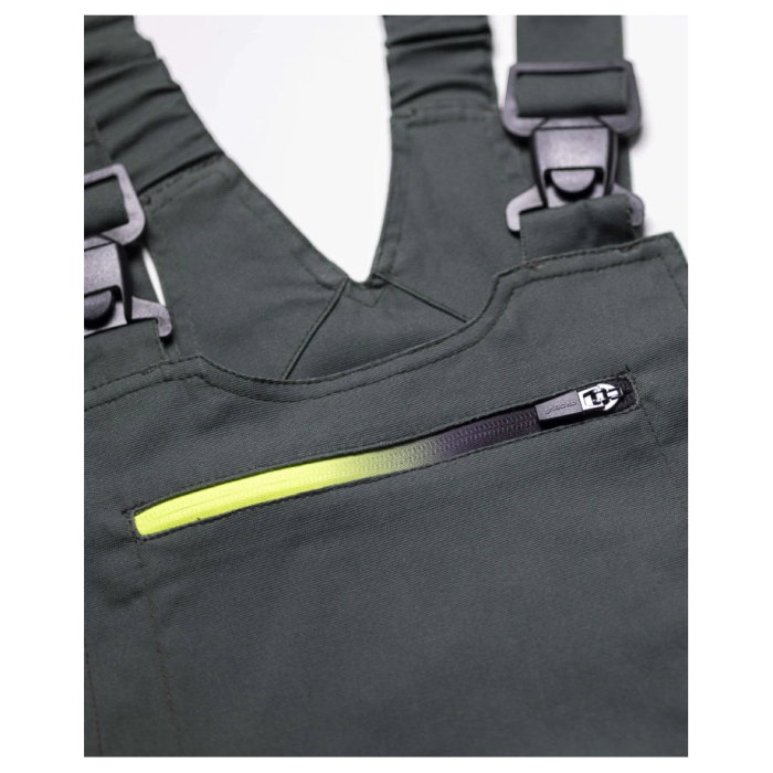 Pantaloni de lucru cu pieptar Creatron - verde/kaki [8]