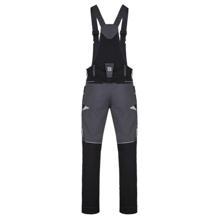 Pantaloni de lucru cu pieptar Refiwan - gri inchis [2]