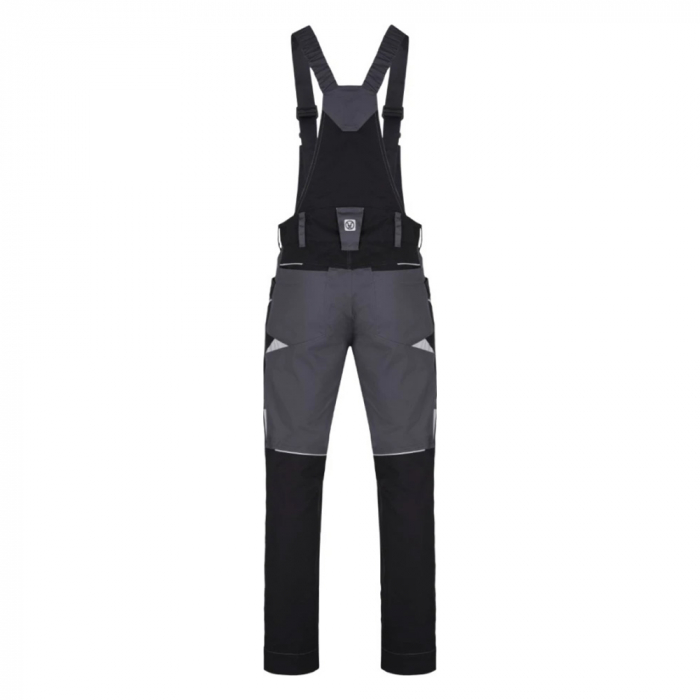 Pantaloni de lucru cu pieptar Refiwan - gri inchis [2]