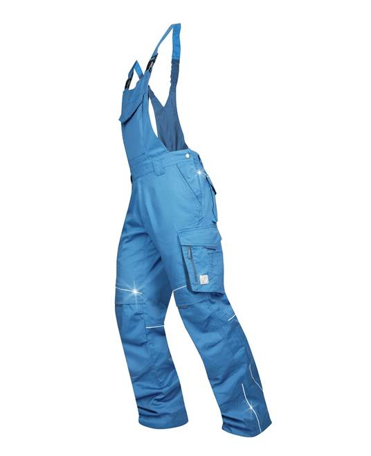 Pantaloni de lucru cu pieptar SUMMER - albastru [2]