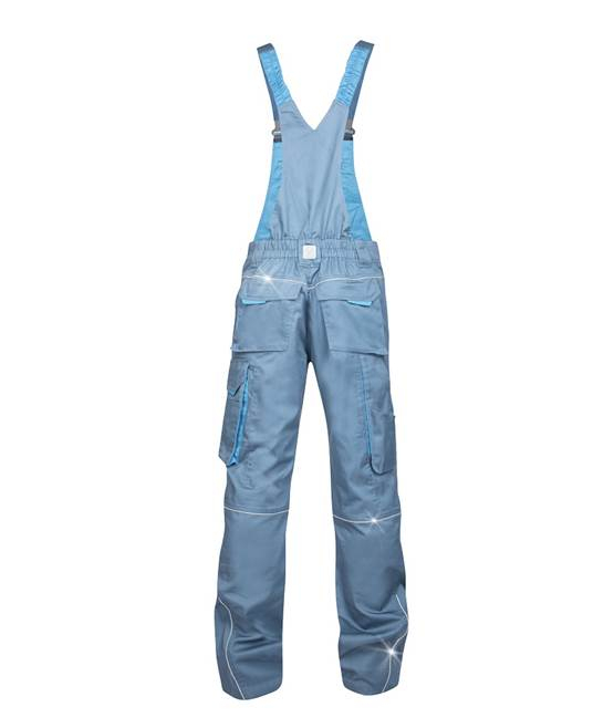 Pantaloni de lucru cu pieptar SUMMER - gri [3]