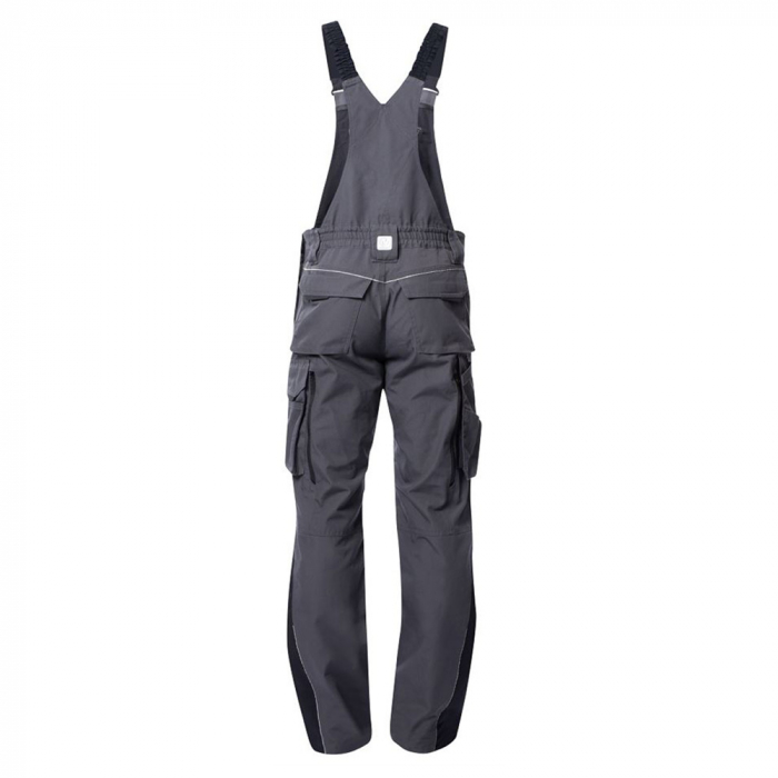 Pantaloni de lucru cu pieptar URBAN - gri inchis [3]