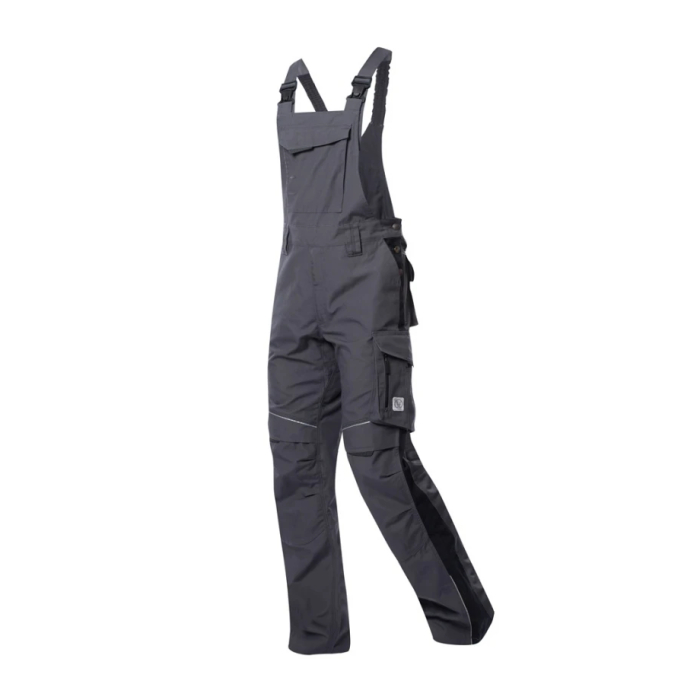 Pantaloni de lucru cu pieptar URBAN - gri inchis [2]