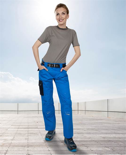 Pantaloni de lucru in talie 4TECH - albastru/negru - pentru femei [4]