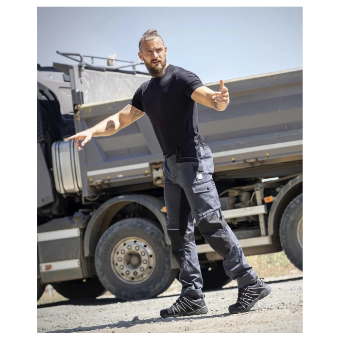 Pantaloni de lucru in talie 4XSTRETCH - gri inchis [4]
