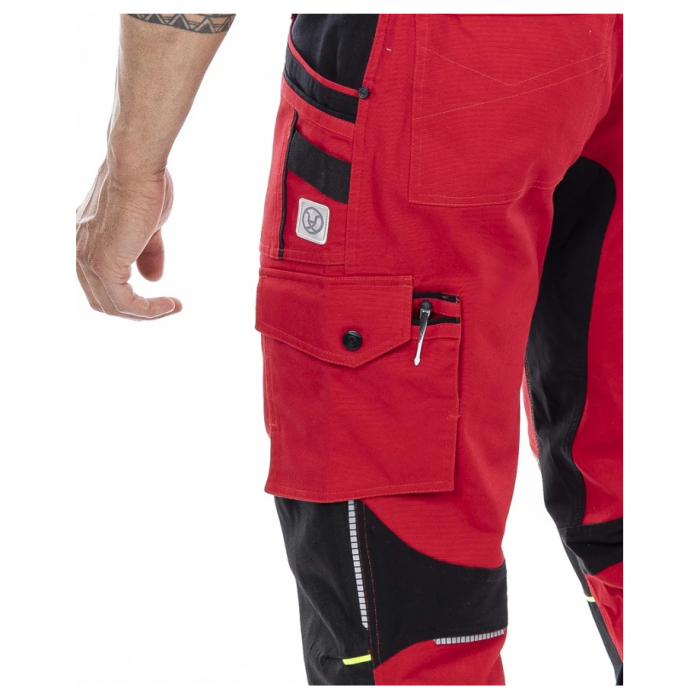 Pantaloni de lucru in talie 4XSTRETCH - rosu [5]