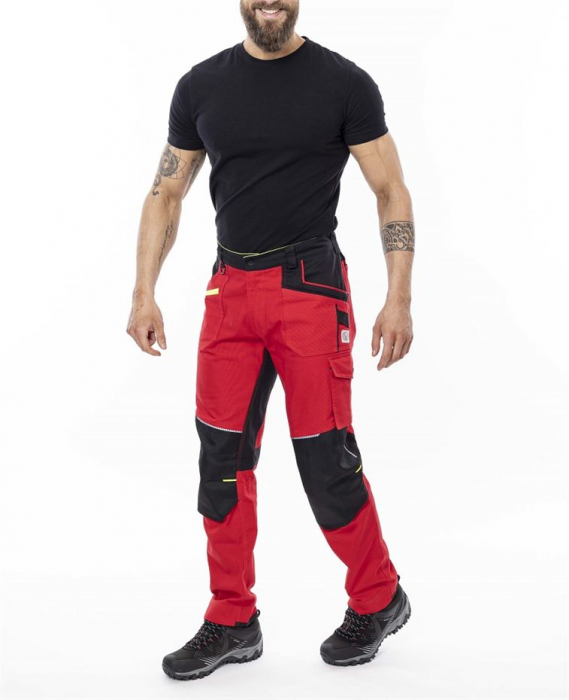 Pantaloni de lucru in talie 4XSTRETCH - rosu [3]