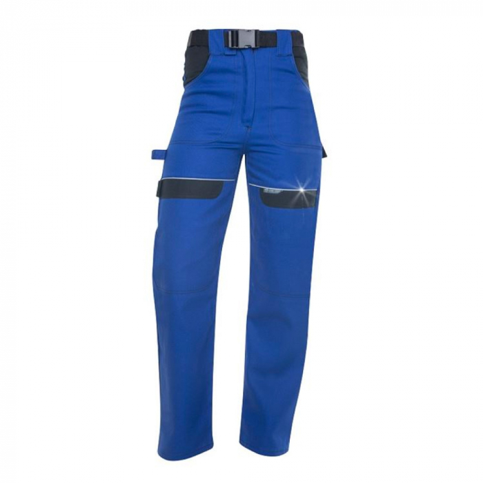Pantaloni de lucru in talie COOL TREND - albastru - pentru femei [1]