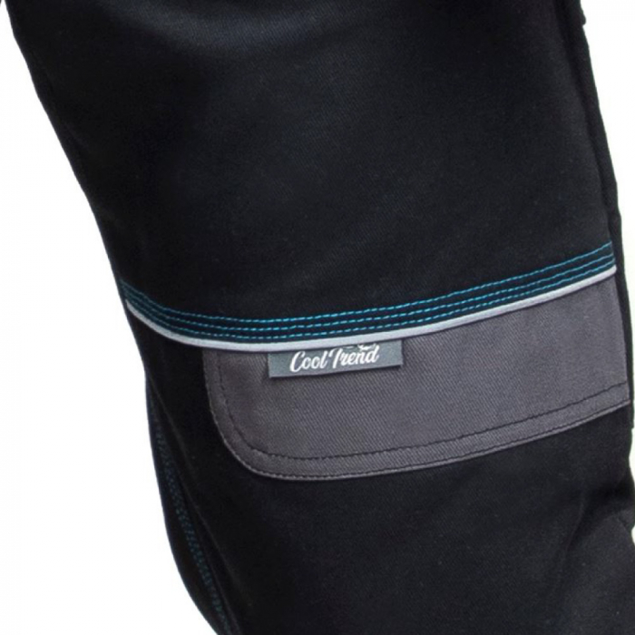 Pantaloni de lucru in talie COOL TREND - negru [4]