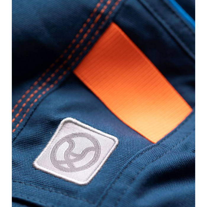 Pantaloni de lucru in talie Creatron - albastru/neon [8]