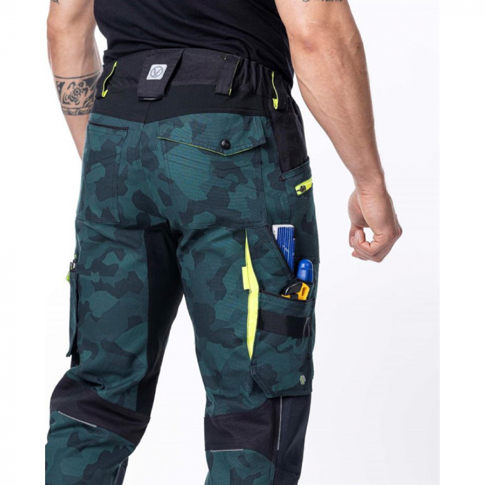 Pantaloni de lucru in talie Creatron - camuflaj [6]