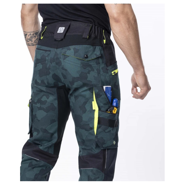 Pantaloni de lucru in talie Creatron - camuflaj [5]