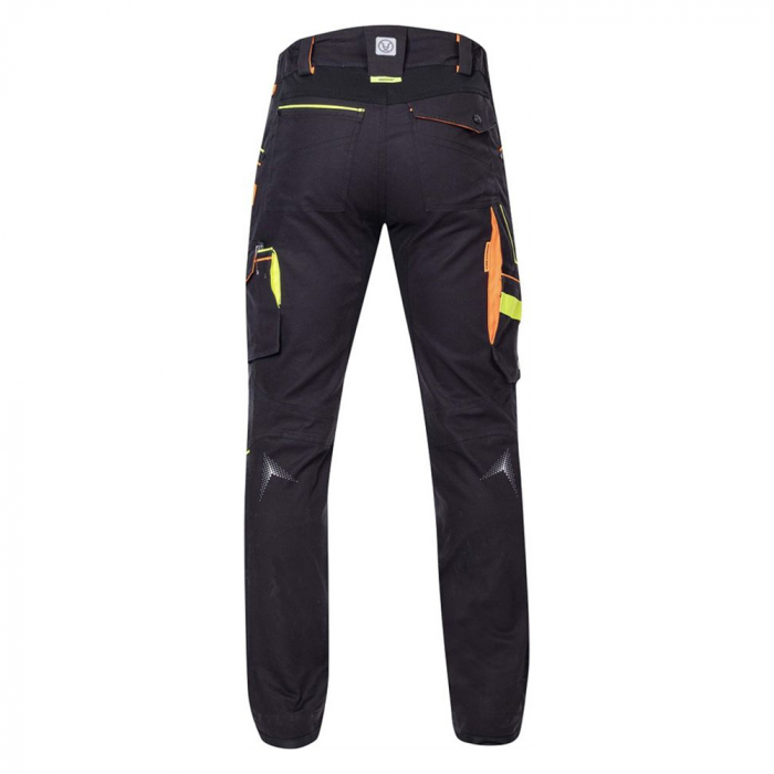 Pantaloni de lucru in talie Creatron - neon/negru [2]