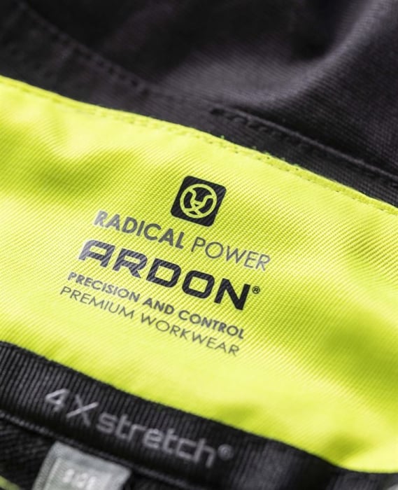 Pantaloni de lucru in talie Creatron - neon/negru [5]