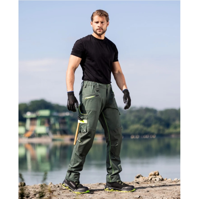 Pantaloni de lucru in talie Creatron - verde/kaki [3]