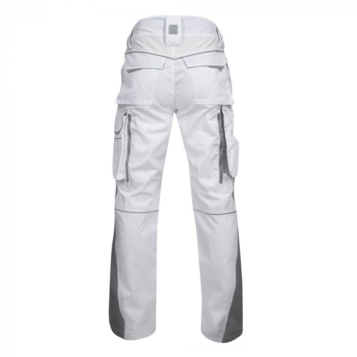 Pantaloni de lucru in talie hidrofobizati URBAN+ culoare alb [2]