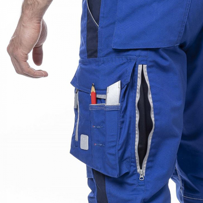 Pantaloni de lucru in talie hidrofobizati URBAN+ culoare albastru/bleumarin [6]