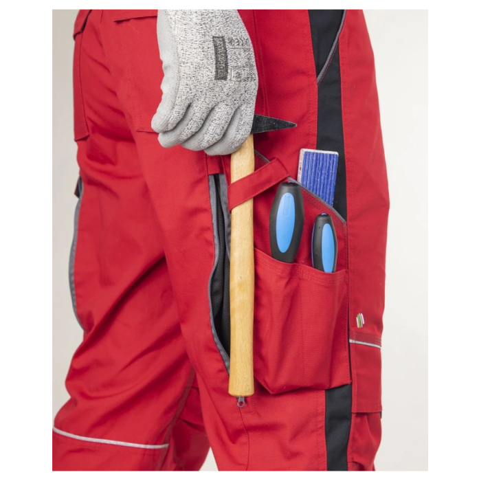 Pantaloni de lucru in talie hidrofobizati URBAN+ culoare rosu [5]