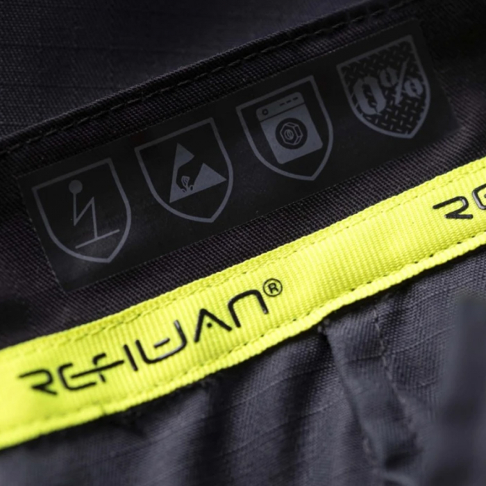 Pantaloni de lucru in talie Refiwan - gri inchis [7]
