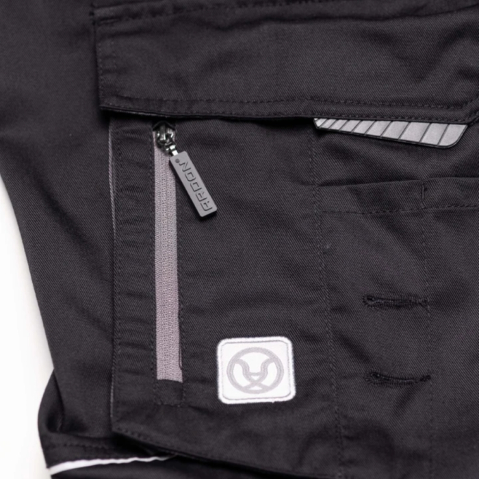 Pantaloni de lucru in talie SUMMER - negru [4]