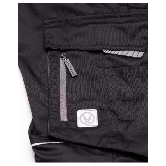 Pantaloni de lucru in talie SUMMER - negru [3]