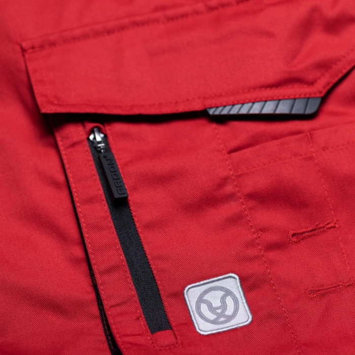 Pantaloni de lucru in talie SUMMER - rosu [5]