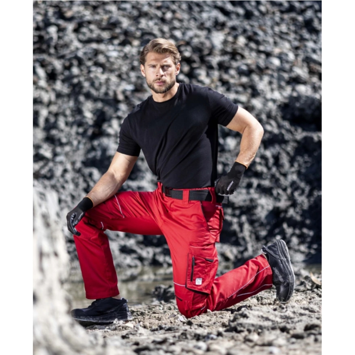 Pantaloni de lucru in talie SUMMER - rosu [4]