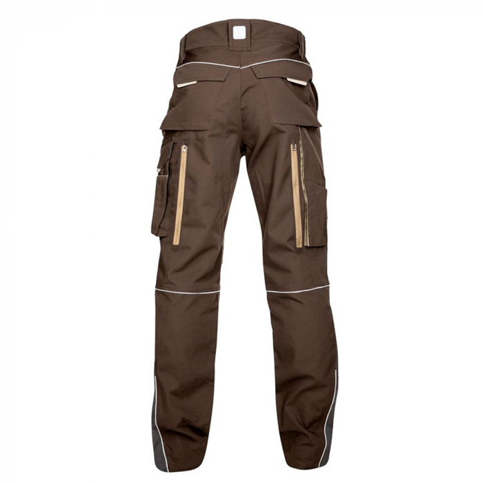 Pantaloni de lucru in talie URBAN - maro [3]