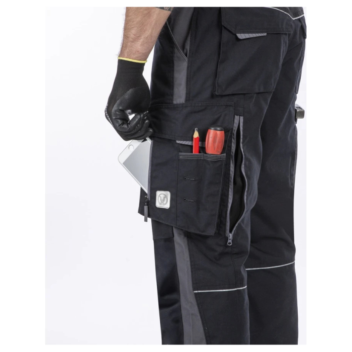 Pantaloni de lucru in talie URBAN - negru [4]
