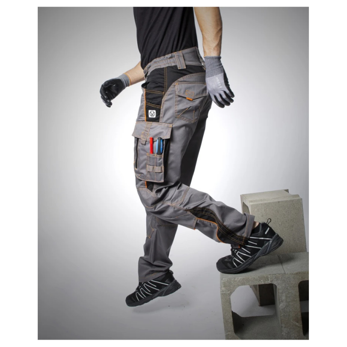 Pantaloni de lucru in talie VISION - gri/negru [2]