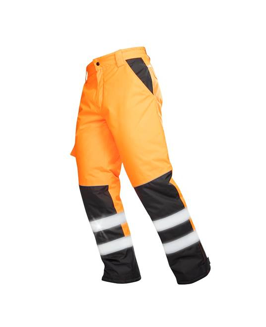Pantaloni de lucru reflectorizanti HOWARD - portocaliu [2]