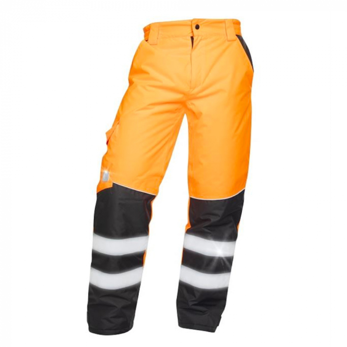 Pantaloni de lucru reflectorizanti HOWARD - portocaliu [1]