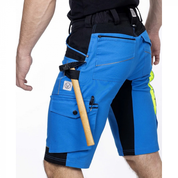 Pantaloni de lucru scurti 4XSTRETCH - albastru [5]