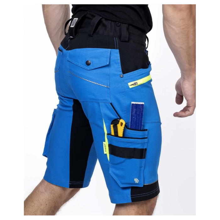 Pantaloni de lucru scurti 4XSTRETCH - albastru [6]