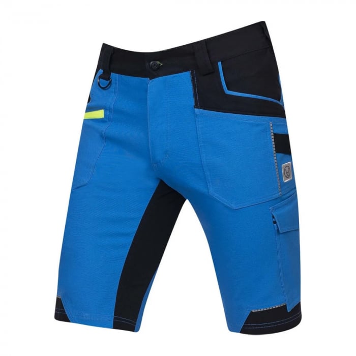 Pantaloni de lucru scurti 4XSTRETCH - albastru [2]