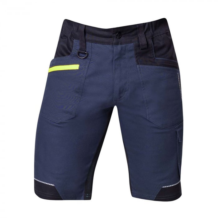 Pantaloni de lucru scurti 4XSTRETCH - bluemarin