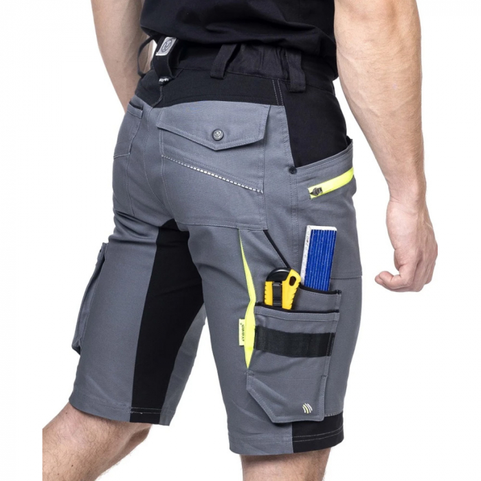 Pantaloni de lucru scurti 4XSTRETCH - gri [6]