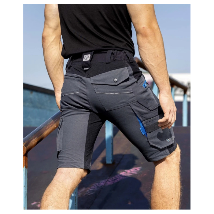 Pantaloni de lucru scurti 4XSTRETCH - gri inchis [9]