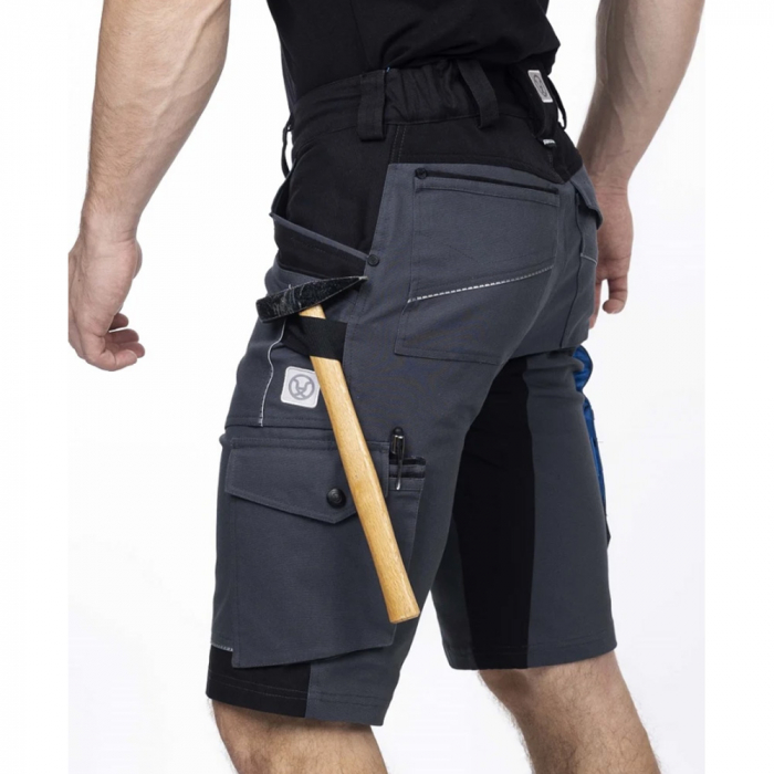 Pantaloni de lucru scurti 4XSTRETCH - gri inchis [5]
