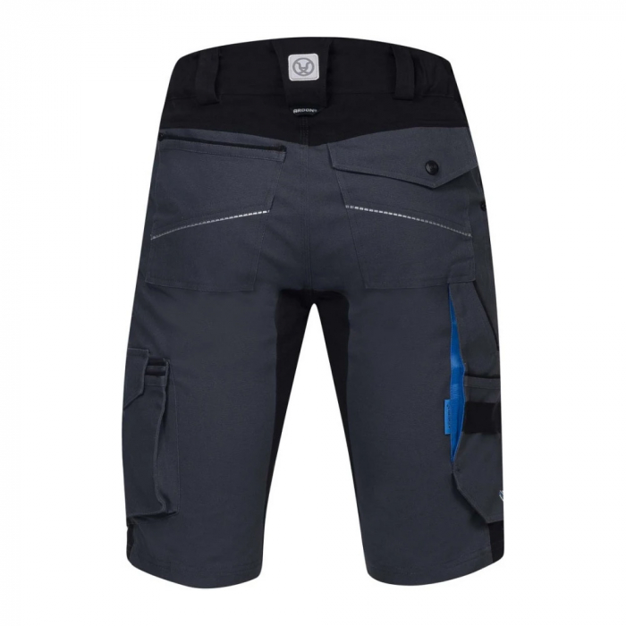 Pantaloni de lucru scurti 4XSTRETCH - gri inchis [3]