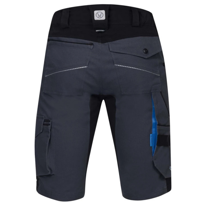 Pantaloni de lucru scurti 4XSTRETCH - gri inchis [3]