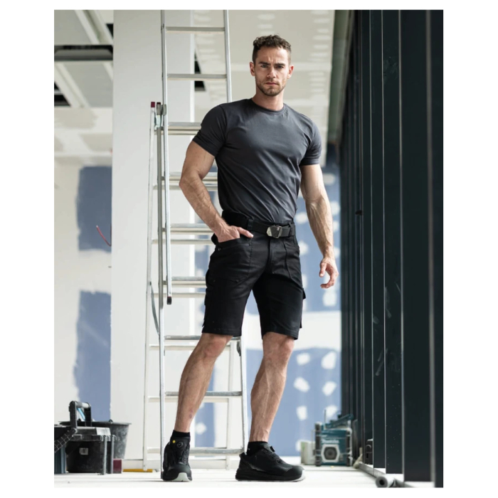 Pantaloni de lucru scurti 4XSTRETCH - negru [3]