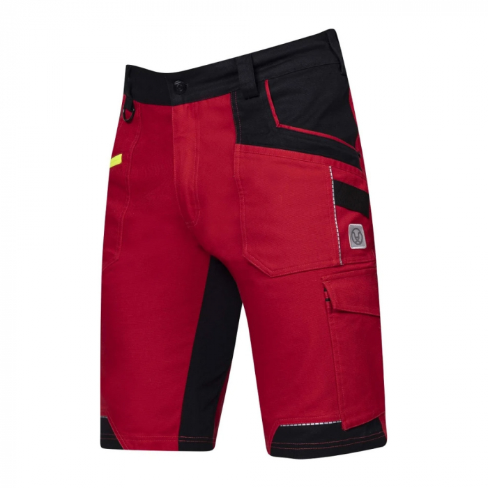 Pantaloni de lucru scurti 4XSTRETCH - rosu [2]