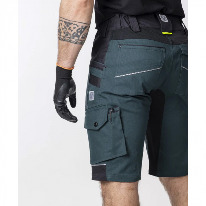 Pantaloni de lucru scurti 4XSTRETCH - verde [5]
