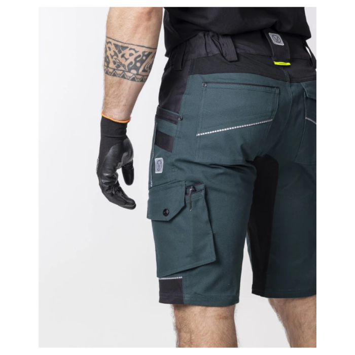 Pantaloni de lucru scurti 4XSTRETCH - verde [5]