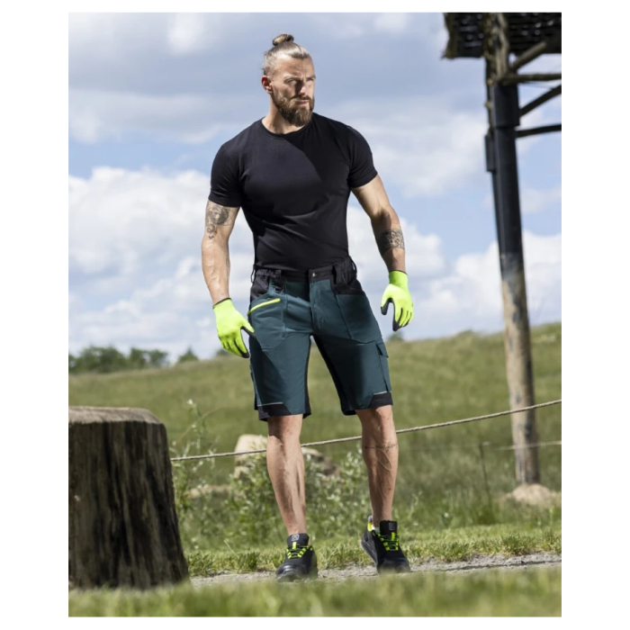 Pantaloni de lucru scurti 4XSTRETCH - verde [4]