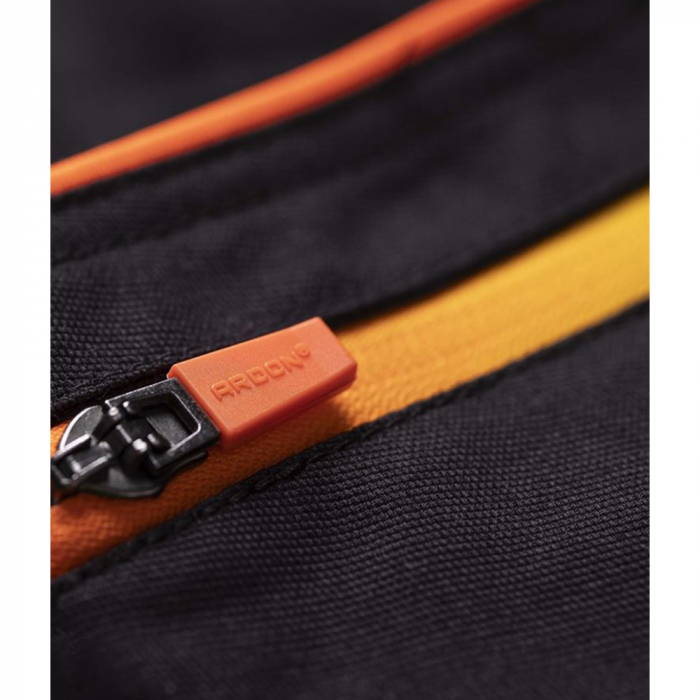 Pantaloni de lucru scurti Creatron - negru/neon [8]