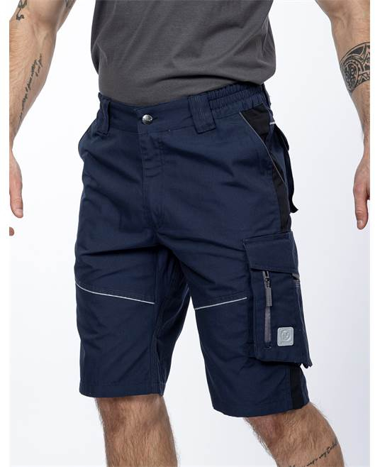 Pantaloni de lucru scurti hidrofobizati URBAN+ bleumarin [3]