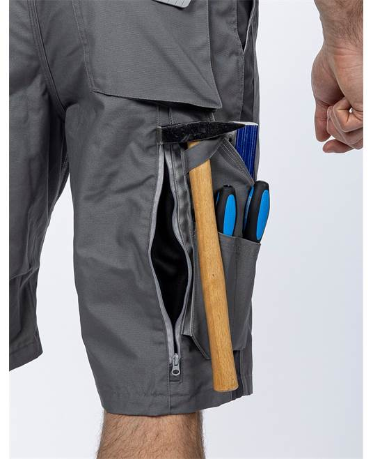 Pantaloni de lucru scurti hidrofobizati URBAN+ gri [5]